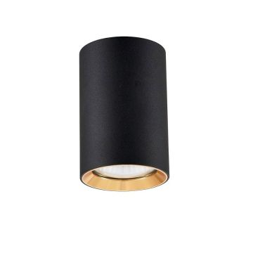 Light Prestige Manacor LP-232/1D - 90 BK/GD downlight natynkowy 1x50W/GU10 IP20