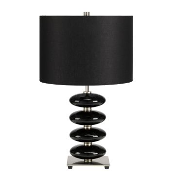 Elstead Lighting ONYX ONYX/TL BLK  Lampa Stołowa 1x60W/E27