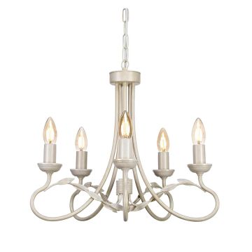 Elstead Lighting OLIVIA OV5 IVORY/GOLD żyrandol 5x60W/E14 