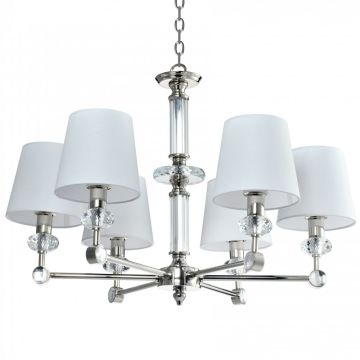 Cosmolight DOHA P06285 WH NI Żyrandol 6x40W/E14