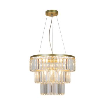 ZumaLine TIFANNY P17127-4-1GD lampa wisząca 4x40W/E14 IP20