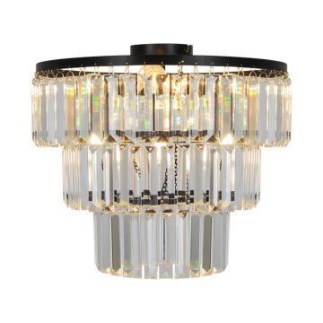 ZumaLine TIFANNY P17127-4-BK plafon sufitowy 4x40W/E14 IP20