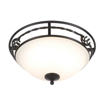 Elstead Lighting PEMBROKE PB/F/A BLACK plafon sufitowy 2x60W/E27 
