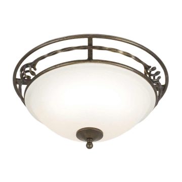 Elstead Lighting PEMBROKE PB/F/A BLK/GOLD plafon sufitowy 2x60W/E27 