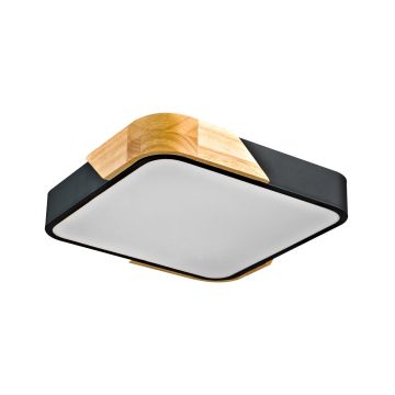Italux Santer PLF-13187-BK-WO plafon 1x24W/LED 2400lm 3000K IP20