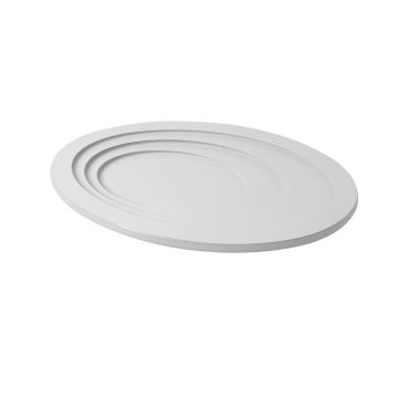 Light Prestige Alune LP-3009/1C WH oval plafon sufitowy 1x48W/LED 5968lm 3000K-6000K IP20
