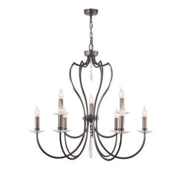 Elstead Lighting PIMLICO PM9 DB żyrandol 9x60W/E14 