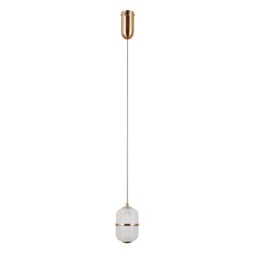 Italux Alani PND-34375-1-HBR lampa wisząca 1x6W/LED 588lm 3000K IP20