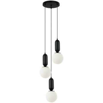 Italux Aldeva PND-02340-3S-BK lampa wisząca 3x40W/E27 IP20