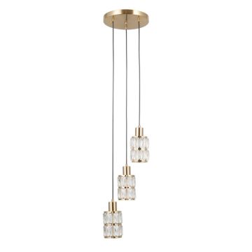 Italux Alma PND-40668-3-HBR lampa wisząca 3x40W/E27 IP20