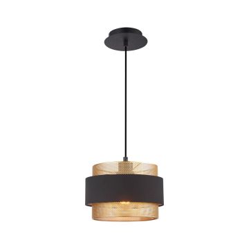 Italux Bans PND-27467-1-BK-GD lampa wisząca 1x40W/E27 IP20