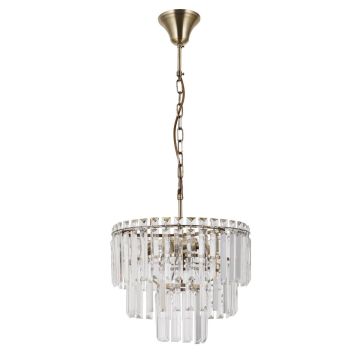 Italux Buena PND-22320-4-ABR lampa wisząca 4x40W/E14 IP20 