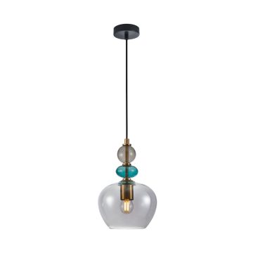 Italux Busco PND-30263-1A-BRO-SG lampa wisząca 1x40W/E27 IP20