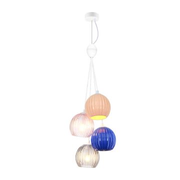 Italux Cases PND-94794-4A-MLTI lampa wisząca 4x40W/E14 IP20