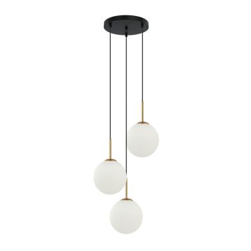 Italux Deore PND-5578-3S-BRO-BK lampa wisząca 3x40W/E27 IP20
