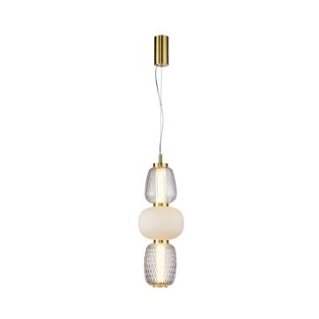 Italux Eris PND-98374-28W-GD lampa wisząca 1x28W/LED 3000K IP20