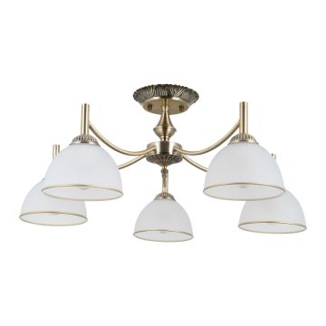Italux Fener PND-40653-5-ABR-WH lampa sufitowa 5x40W/E27 IP20