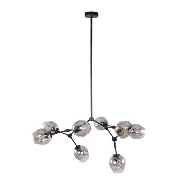 Italux Ferral PND-75075-8-BK-SG lampa sufitowa 8x40W/E27 IP20