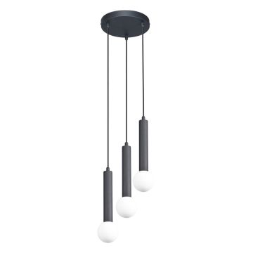 Italux Filano PND-33574-3-BK lampa wisząca 3x5W/G9 IP20
