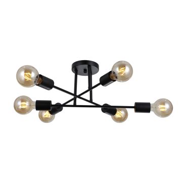 Italux Formio PND-4052-6-BL lampa sufitowa 6x40W/E27 IP20 