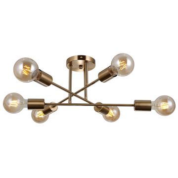 Italux Formio PND-4052-6-HBR lampa sufitowa 6x40W/E27 IP20 