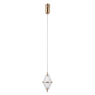 Italux Fuente PND-34395-1-HBR lampa wisząca 1x5W/LED 422lm 3000K IP20