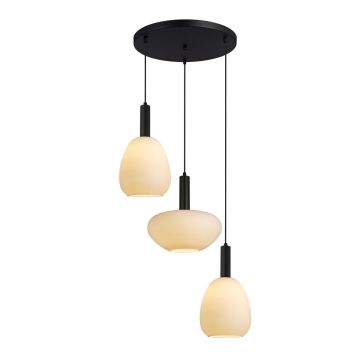 Italux Gater PND-23541-3-BK-OP lampa wisząca 3x40W/E27 IP20
