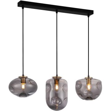 Italux Hatella PND-112038-3-BRO+SG lampa wisząca 3x40W/E27 IP20