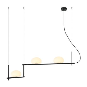 Italux Kernio PND-357783-BK+W lampa wisząca 3x25W/G9 IP20 