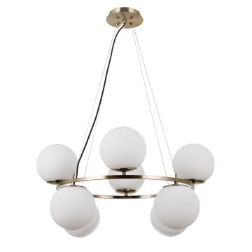 Italux Larosa PND-33453-4-4-ABR lampa wisząca 8x5W/E27 IP20 