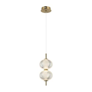 Italux Lazie PND-29038-2-GD lampa wisząca 2x10W/LED 1000lm 3000K IP20