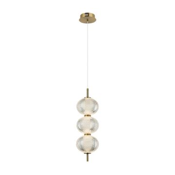 Italux Lazie PND-29038-3-GD lampa wisząca 3x13W/LED 1300lm 3000K IP20