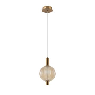 Italux Lenti PND-83631-1-AB-AMB lampa wisząca 1x7W/LED 553lm 3000K IP20
