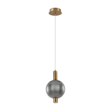 Italux Lenti PND-83631-1-BRO-SG lampa wisząca 1x7W/LED 310lm 3000K IP20