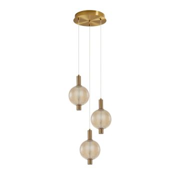 Italux Lenti PND-83631-3-AB-AMB lampa wisząca 1x18W/LED 1340lm 3000K IP20