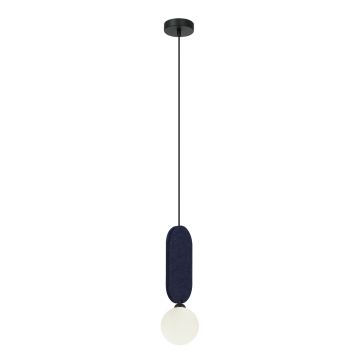 Italux Lorenzo PND-59815-1-BLU lampa wisząca 1x25W/G9 IP20