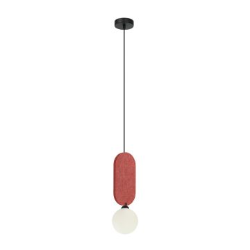 Italux Lorenzo PND-59815-1-RED lampa wisząca 1x25W/G9 IP20