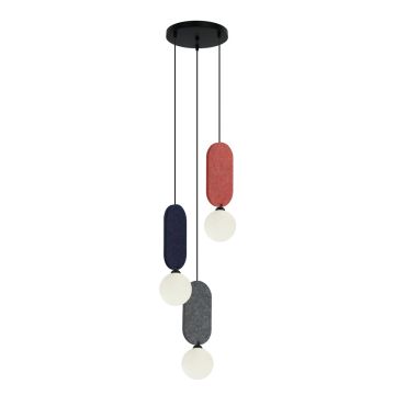 Italux Lorenzo PND-59815A-3-MLTI lampa wisząca 3x25W/G9 IP20