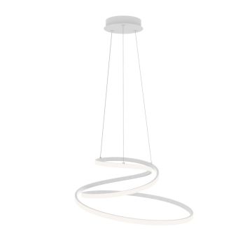 Italux Lorila PND-2168-M-WH lampa wisząca 1x60W/LED 3300lm 3000K|4000K|6000K IP20