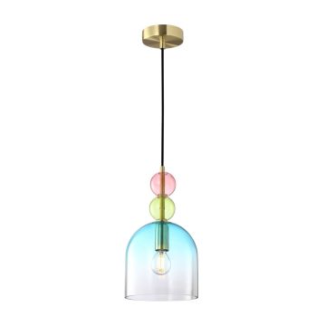 Italux Manso PND-37462A-MC-GD lampa wisząca 1x40W/E14 IP20