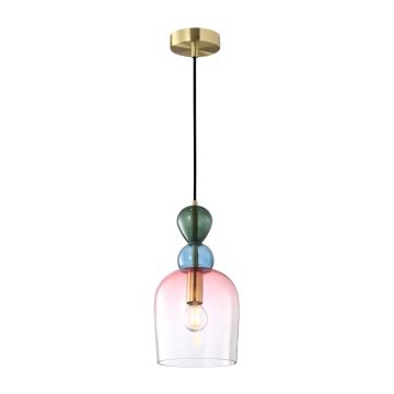 Italux Manso PND-37462B-MC-GD lampa wisząca 1x40W/E14 IP20