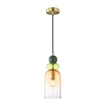 Italux Manso PND-37462C-MC-GD lampa wisząca 1x40W/E14 IP20