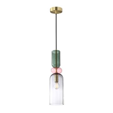 Italux Manso PND-37462D-MC-GD lampa wisząca 1x40W/E14 IP20