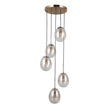 Italux Meolo PND-40825-5-GD lampa wisząca 5x40W/E14 IP20