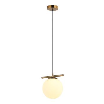 Italux Merseta PND-463321L-BRO+W lampa wisząca 1x40W/E14 IP20 