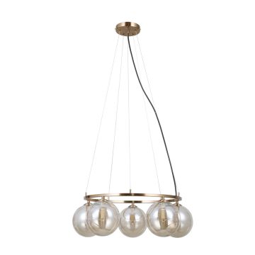 Italux Molite PND-1098-5R-HB lampa wisząca 5x5W/G9 IP20
