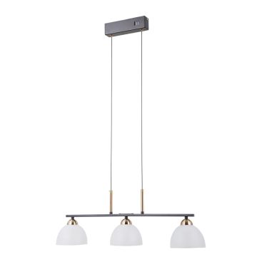 Italux Montiela PND-34374-3-BK lampa wisząca 3x15W/LED 772lm 3000K IP20
