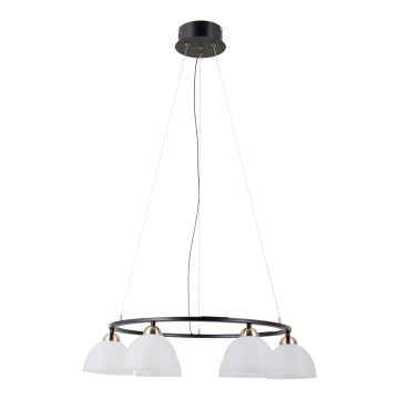 Italux Montiela PND-34374-6-BK lampa wisząca 6x30W/LED 1544lm 3000K IP20