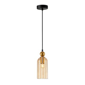 Italux Narisa PND-74839-1-GD-AMB lampa wisząca 1x40W/E27 IP20