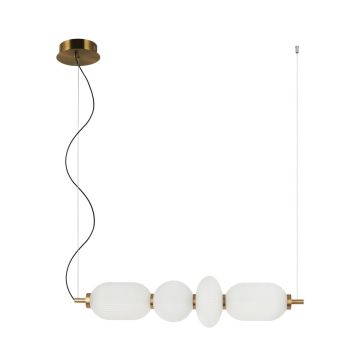 Italux Nico PND-8545-4H-AB-WH lampa wisząca 1x18W/LED 1925lm 3000K IP20
